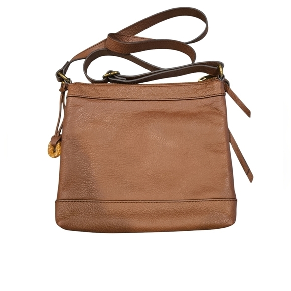 FOSSIL LEATHER PATCHWORK CROSSBODY BAG. - Picture 2 of 12